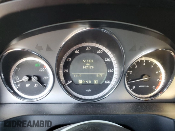 2011 Mercedes-Benz C with VIN WDDGF5EB8BA520485, listed as a Copart auction lot 48721045 with 167,179 mi miles and Salvage Title. Bid and sale history available at carsss.com. Image 9.