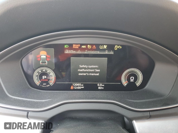 2023 Audi Q5 Sportback S line Prestige with VIN WA16AAFY4P2077411, listed as a Copart auction lot 65524644 with 12,065 mi miles and Salvage title. Bid and sale history available at DreamBid. Image 9.