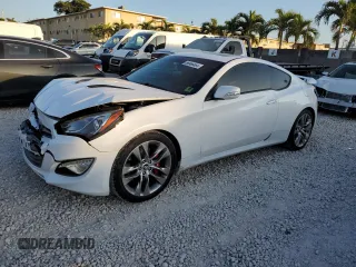 2015 Hyundai Genesis Coupe R-Spec with VIN KMHHU6KJ0FU126162, listed as a Copart auction lot 86966884 with 70,332 mi miles and Salvage title. Bid and sale history available at DreamBid. Image 1.