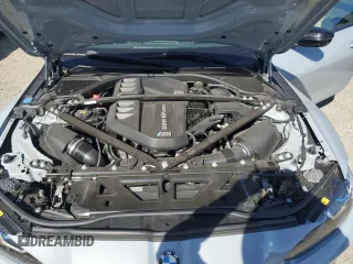 2021 BMW M4 with VIN WBS53AZ00MCH23658, listed as a Copart auction lot 75680694 with 23,816 mi miles and Salvage Title. Bid and sale history available at carsss.com. Image 11.