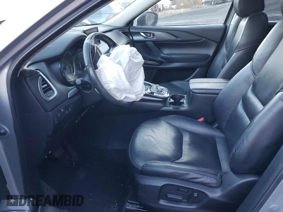 2017 Mazda CX-9 Touring with VIN JM3TCBCY7H0134198, listed as a Copart auction lot 83765684 with 0 mi miles and Salvage Title. Bid and sale history available at carsss.com. Image 7.