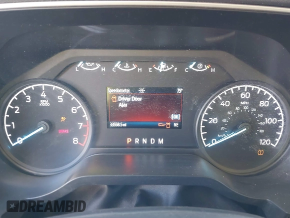 2023 Ford F-150 XL with VIN 1FTFW1E53PKE90953, listed as a IAAI auction lot 40830631 with 33,558 mi miles and . Bid and sale history available at DreamBid. Image 7.