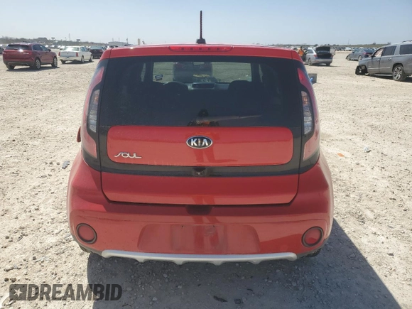 2018 Kia Soul + with VIN KNDJP3A59J7538815, listed as a Copart auction lot 47848745 with 0 mi miles and Salvage Title. Bid and sale history available at carsss.com. Image 6.