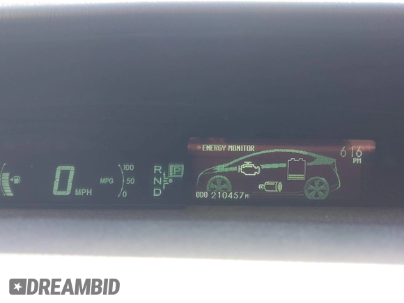 2011 Toyota Prius I z VIN JTDKN3DU7B0289227, wystawiony jako IAAI lot #42207374 z przebiegiem 210 457 mil mil oraz . Historia ofert i sprzedaży dostępna na DreamBid. Obrazek 7.