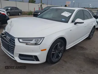 2017 Audi A4 Premium Plus with VIN WAUENAF48HN034366, listed as a IAAI auction lot 42173487 with 90,707 mi miles and . Bid and sale history available at DreamBid. Image 2.