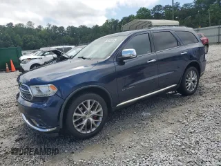 2015 Dodge Durango Citadel with VIN 1C4RDJEG3FC114895, listed as a Copart auction lot 58794485 with 156,438 mi miles and Salvage title. Bid and sale history available at DreamBid. Image 1.