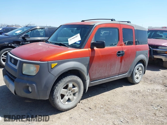 2003 Honda Element EX with VIN 5J6YH28563L051457, listed as a IAAI auction lot 41988907 with 155,286 mi miles and . Bid and sale history available at DreamBid. Image 2.