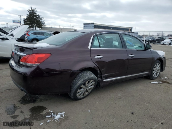 2011 Toyota Avalon with VIN 4T1BK3DB6BU416223, listed as a Copart auction lot 46153765 with 94,160 mi miles and Salvage Title. Bid and sale history available at carsss.com. Image 3.