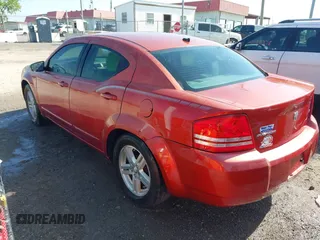 2008 Dodge Avenger SXT with VIN 1B3LC56K68N171989, listed as a IAAI auction lot 42111955 with 172,663 mi miles. Bid and sale history available at carsss.com. Image 3.