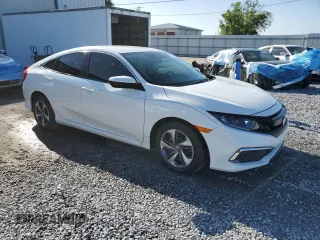 2019 Honda Civic Sedan LX with VIN 19XFC2F63KE011402, listed as a Copart auction lot 49279355 with 15,814 mi miles and Salvage Title. Bid and sale history available at carsss.com. Image 4.