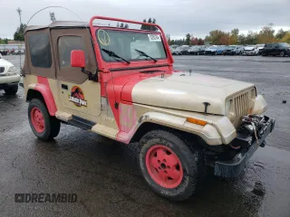 1993 Jeep Wrangler with VIN 1J4FY29S4PP227609, listed as a Copart auction lot 78205764 with 197,549 mi miles and Salvage Title. Bid and sale history available at carsss.com. Image 4.