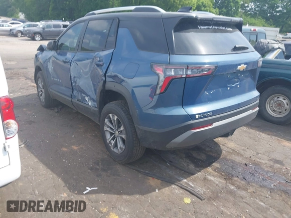 2025 Chevrolet Equinox FWD LT with VIN 3GNAXHEG1SL178520, listed as a IAAI auction lot 42148692 with 5,345 mi miles and . Bid and sale history available at DreamBid. Image 3.