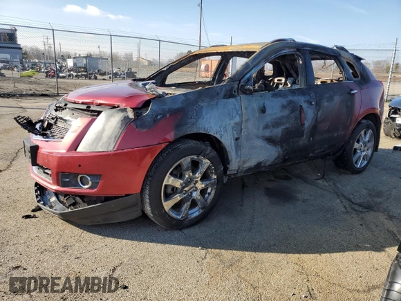 2011 Cadillac SRX Performance Collection with VIN 3GYFNEEY8BS535199, listed as a Copart auction lot 44542235 with 0 mi miles and Salvage Title. Bid and sale history available at carsss.com. Image 1.