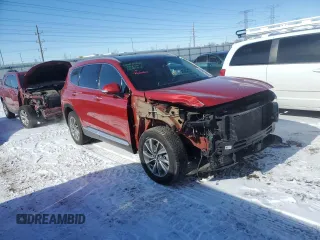 2019 Hyundai Santa Fe Limited with VIN 5NMS5CAD5KH075504, listed as a Copart auction lot 45567185 with 84,029 mi miles and Salvage Title. Bid and sale history available at carsss.com. Image 4.