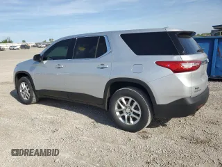 2021 Chevrolet Traverse LS z VIN 1GNERFKW9MJ226920, wystawiony jako Copart lot #53464255 z przebiegiem 75 609 mil mil oraz Szkoda całkowita • Salvage title. Historia ofert i sprzedaży dostępna na DreamBid. Obrazek 2.