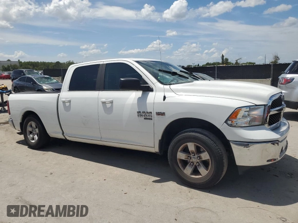 2020 Ram 1500 SLT with VIN 1C6RR6TTXLS103397, listed as a Copart auction lot 60322445 with 56,951 mi miles and Salvage title. Bid and sale history available at DreamBid. Image 4.