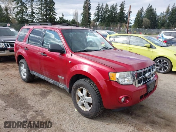 2008 Ford Escape XLT with VIN 1FMCU93168KE53335, listed as a IAAI auction lot 41935885 with 241,723 mi miles. Bid and sale history available at carsss.com. Image 1.