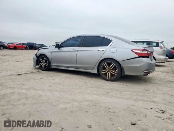 2016 Honda Accord Sport with VIN 1HGCR2F55GA169292, listed as a Copart auction lot 53847585 with 172,500 mi miles and Salvage title. Bid and sale history available at DreamBid. Image 2.