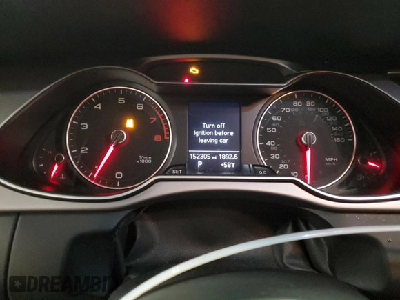 2014 Audi A4 Premium Plus with VIN WAUEFAFL6EN016335, listed as a Copart auction lot 47342195 with 152,305 mi miles and Clean Title. Bid and sale history available at carsss.com. Image 9.
