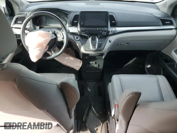 2019 Honda Odyssey EX-L with VIN 5FNRL6H77KB122457, listed as a Copart auction lot 42988715 with 62,444 mi miles and Salvage Title. Bid and sale history available at carsss.com. Image 8.