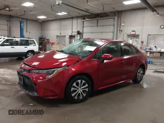 2022 Toyota Corolla Hybrid LE with VIN JTDEAMDE6NJ045669, listed as a IAAI auction lot 41740673 with 37,188 mi miles. Bid and sale history available at carsss.com. Image 2.