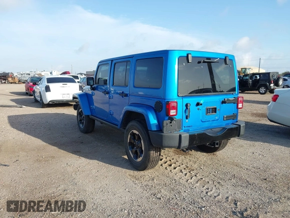 2014 Jeep Wrangler Unlimited Sahara with VIN 1C4HJWEG1EL188445, listed as a IAAI auction lot 42742737 with 79,948 mi miles and . Bid and sale history available at DreamBid. Image 3.