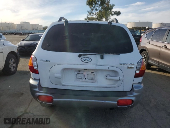 2004 Hyundai Santa Fe GLS with VIN KM8SC13E64U668201, listed as a Copart auction lot 87076394 with 107,853 mi miles and Salvage Title. Bid and sale history available at carsss.com. Image 6.