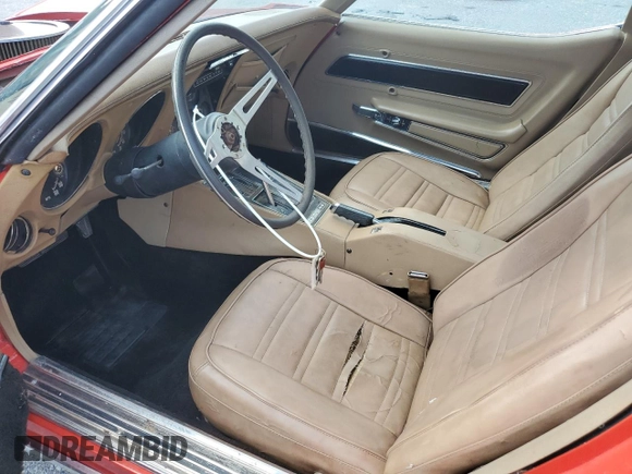 1975 Chevrolet Corvette with VIN 1Z37J5S433144, listed as a Copart auction lot 67254065 with 57,154 mi miles and Clean title. Bid and sale history available at DreamBid. Image 7.