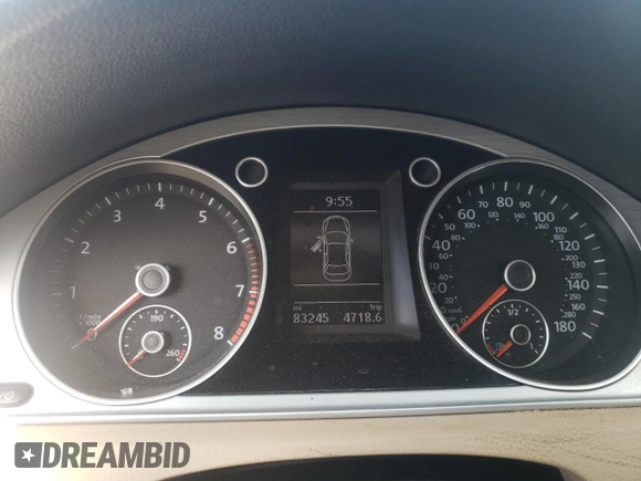 2014 Volkswagen CC Sport with VIN WVWBP7AN5EE540798, listed as a Copart auction lot 46076904 with 83,245 mi miles and Salvage Title. Bid and sale history available at carsss.com. Image 9.