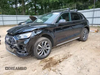 2021 Audi Q5 Premium with VIN WA1AAAFY8M2140533, listed as a Copart auction lot 62351735 with 51,273 mi miles and Salvage title. Bid and sale history available at DreamBid. Image 1.