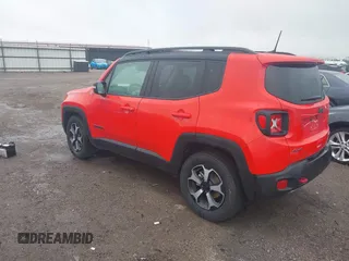 2019 Jeep Renegade Trailhawk with VIN ZACNJBC19KPK12456, listed as a IAAI auction lot 42418281 with 39,231 mi miles and . Bid and sale history available at DreamBid. Image 3.