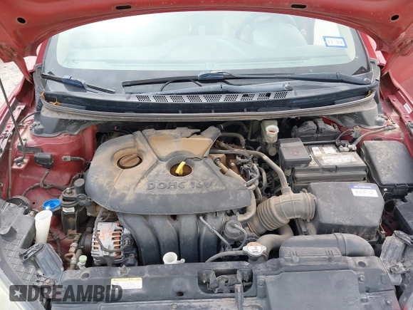 2012 Hyundai Elantra Limited with VIN KMHDH4AE4CU299884, listed as a IAAI auction lot 42032017 with 148,216 mi miles. Bid and sale history available at carsss.com. Image 10.