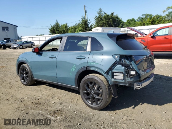 2024 Honda HR-V Sport with VIN 3CZRZ2H50RM749426, listed as a Copart auction lot 61462695 with 17,334 mi miles and Salvage title. Bid and sale history available at DreamBid. Image 2.