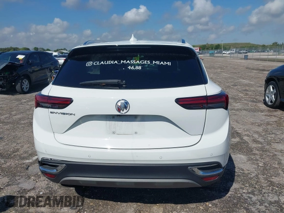 2022 Buick Envision Preferred with VIN LRBAZLR44ND137510, listed as a IAAI auction lot 41935230 with 34,707 mi miles. Bid and sale history available at carsss.com. Image 17.