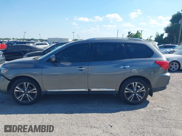 2020 Nissan Pathfinder Platinum with VIN 5N1DR2DM9LC605276, listed as a IAAI auction lot 41814464 with 78,249 mi miles. Bid and sale history available at carsss.com. Image 14.