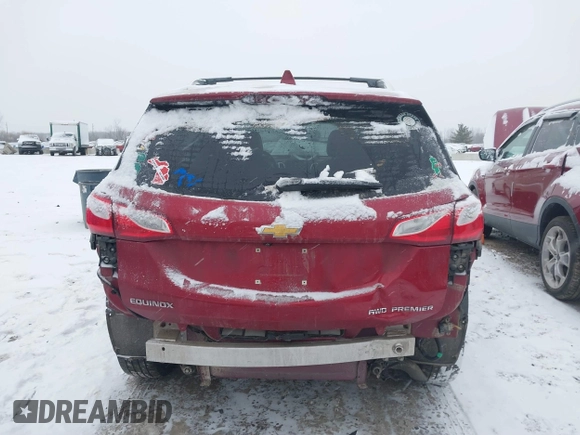2021 Chevrolet Equinox Premier z VIN 2GNAXXEV4M6105996, wystawiony jako IAAI lot #41402065 z przebiegiem 51 083 mil mil oraz . Historia ofert i sprzedaży dostępna na DreamBid. Obrazek 17.