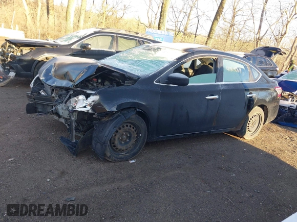 2013 Nissan Sentra S with VIN 3N1AB7AP7DL746878, listed as a IAAI auction lot 41805369 with Not Provided miles and . Bid and sale history available at DreamBid. Image 14.