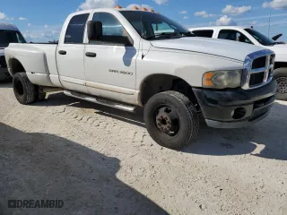 2005 Dodge Ram 3500 SLT with VIN 3D7MS48C85G707521, listed as a Copart auction lot 77564094 with 240,770 mi miles and Salvage Title. Bid and sale history available at carsss.com. Image 4.
