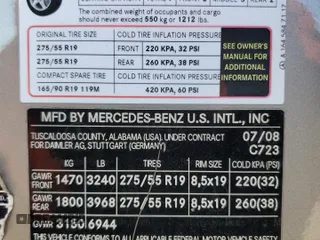 2009 Mercedes-Benz GL-Class 4.6L with VIN 4JGBF71E89A443672, listed as a Copart auction lot 74811504 with 173,525 mi miles and Salvage Title. Bid and sale history available at carsss.com. Image 13.