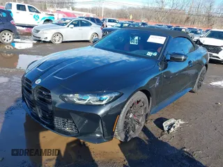 2023 BMW M4 Competition xDrive with VIN WBS33BA03PCL67913, listed as a IAAI auction lot 41223413 with 30,021 mi miles. Bid and sale history available at carsss.com. Image 2.