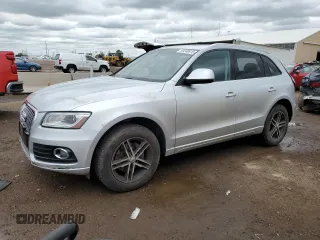 2013 Audi Q5 Premium Plus with VIN WA1LFAFP1DA051958, listed as a Copart auction lot 59240815 with 130,470 mi miles and Salvage title. Bid and sale history available at DreamBid. Image 1.