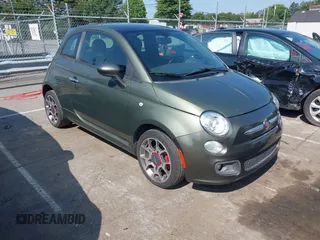 2012 FIAT 500 Sport with VIN 3C3CFFBR6CT371038, listed as a IAAI auction lot 42458732 with 92,426 mi miles and . Bid and sale history available at DreamBid. Image 1.