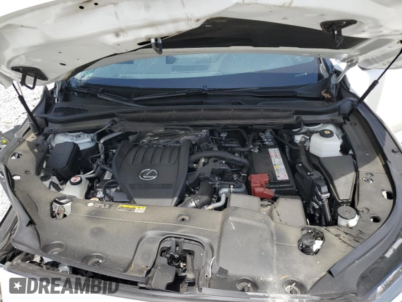 2023 Lexus RX 350 with VIN JTJCHMAA9P2005987, listed as a Copart auction lot 57335515 with 27,538 mi miles and Salvage title. Bid and sale history available at DreamBid. Image 12.