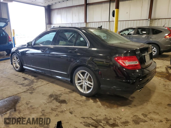 2012 Mercedes-Benz C 300 Sport with VIN WDDGF8BB2CR198144, listed as a Copart auction lot 55642915 with 46,640 mi miles and Salvage Title. Bid and sale history available at DreamBid. Image 2.