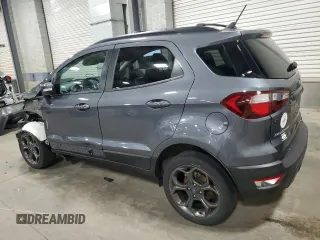 2018 Ford EcoSport SES with VIN MAJ6P1CL1JC177518, listed as a Copart auction lot 52587045 with 35,166 mi miles and Salvage Title. Bid and sale history available at DreamBid. Image 2.