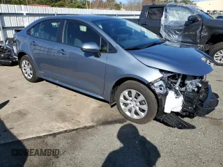 2025 Toyota Corolla Hybrid LE with VIN JTDBDMHE6SJ012428, listed as a Copart auction lot 50814965 with 4,330 mi miles and Salvage Title. Bid and sale history available at carsss.com. Image 4.