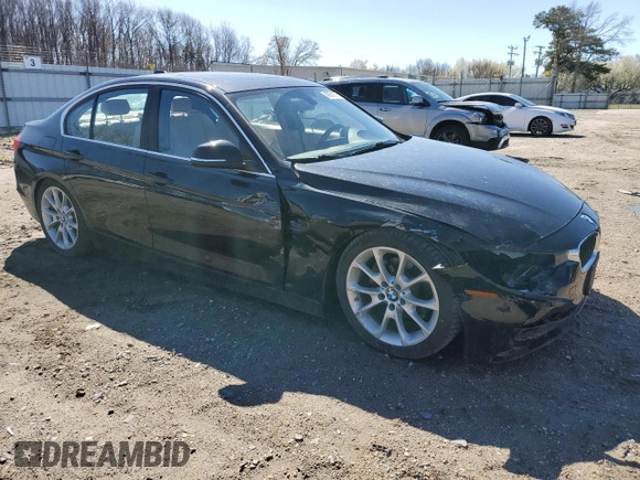 2015 BMW 3 Series 320i with VIN WBA3B1C50FK137793, listed as a Copart auction lot 49381875 with 57,874 mi miles and Salvage Title. Bid and sale history available at carsss.com. Image 4.