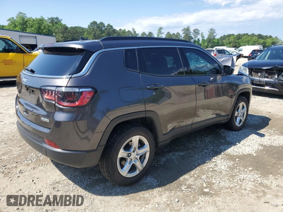2023 Jeep Compass Latitude с VIN 3C4NJDBN0PT563629, выставлен на аукционе Copart как лот 55604875 с пробегом 80 742 миль миль и Списание • Salvage title. История ставок и продаж доступна на DreamBid. Изображение 3.