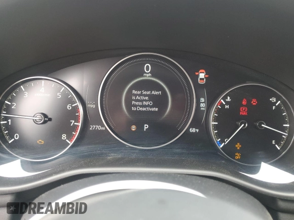 2025 Mazda 3 Premium Plus z VIN JM1BPBEY5S1762106, wystawiony jako Copart lot #51500675 z przebiegiem 2 770 mil mil oraz Szkoda całkowita • Salvage title. Historia ofert i sprzedaży dostępna na DreamBid. Obrazek 9.