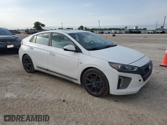 2018 Hyundai Ioniq Limited with VIN KMHC85LCXJU090806, listed as a Copart auction lot 52827895 with 87,976 mi miles and Salvage title. Bid and sale history available at DreamBid. Image 4.